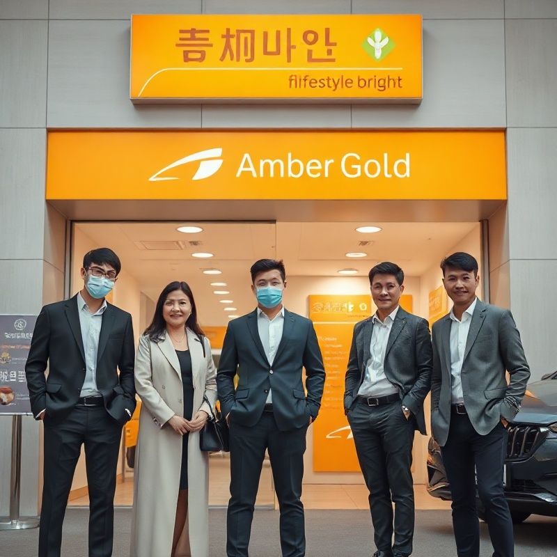 Deltarriver 광주 사무실 앞에 선 팀원들